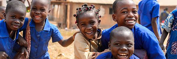 Happy Sudanese kids